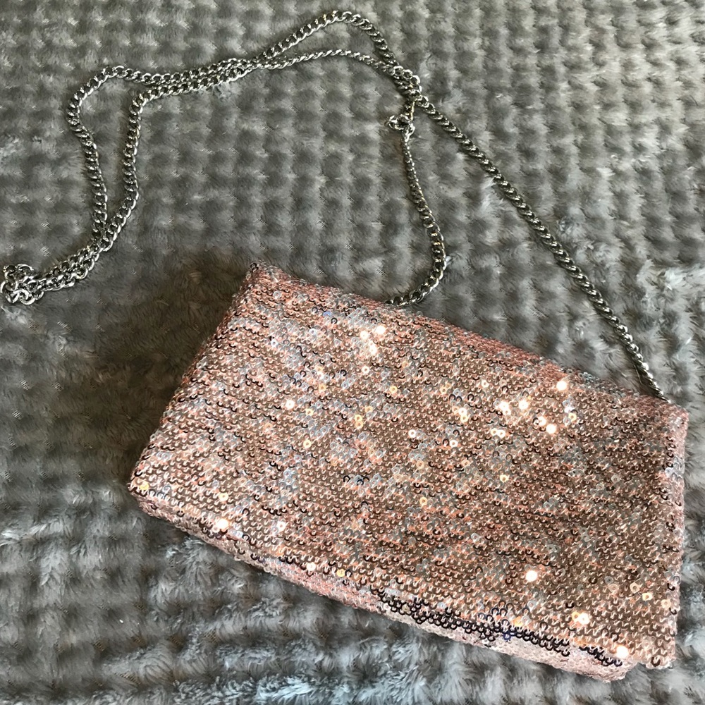 Sparkly Pink Clutch